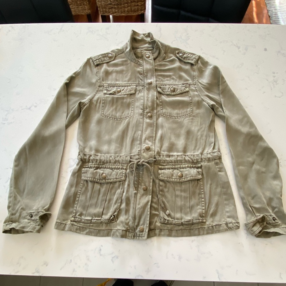Green Army Light Jacket